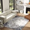 4 x 6 Foot Brown and Green Vintage-Style Area Rug