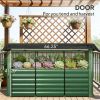 Green Elevated Garden Planter Box