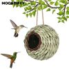 Handwoven Natural Grass Hanging Bird Nest