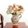 Realistic Artificial Silk Peony Floral Stems for Home Décor