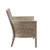 Diedra Cane Accent Chair with Reclaimed Natural Wood Finish