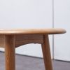 Natural Oak-Finish Wood Dining Bench
