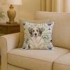 Badger Great Pyrenees Coastal Sea Glass Throw Pillow Decorative Indoor Outdoor Accent Cushion for Couch, Bed or Patio, 18Hx18W