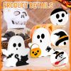 ute Ghost Halloween Decorations Indoor, Wooden Tiered Tray Decor Table Sign Set of 3
