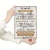 CIFbuy Vintage French Inspirational Quotes Metal Sign Rustic Wall Art For Home Farmhouse Cafe Decor (TikTok, temu pick-up service)