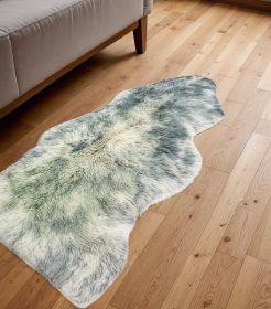 2' X 3' Gray Shag Area Rug