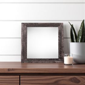 6" x 6" Black Solid Wood Tabletop Picture Frame