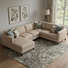 7' X 10' Gray And Ivory Abstract Area Rug
