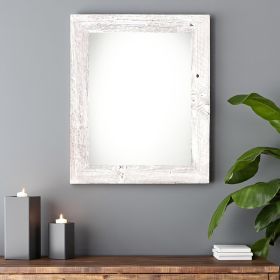 20" x 24" White Solid Wood Hanging Picture Frame