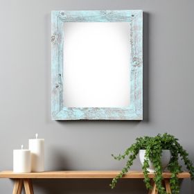 24" x 30" Blue Solid Wood Hanging Picture Frame