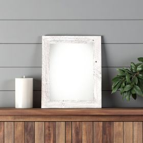 4" x 6" White Solid Wood Tabletop Picture Frame