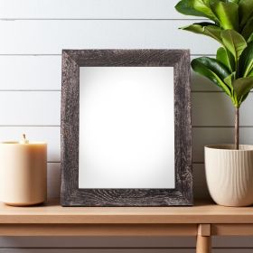 8.5" x 11" Black Solid Wood Tabletop Picture Frame