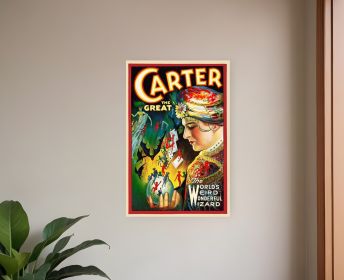 Vintage 1926 Carter Witchcraft Magic Unframed Print Wall Art