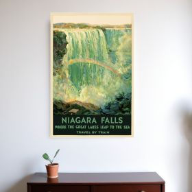 24" X 36" Niagra Falls New York C1920S Vintage Travel Poster Wall Art