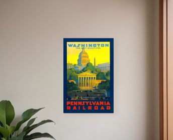 West Point New York Vintage Travel Unframed Print Wall Art