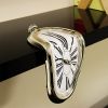 Surrealist Melted Roman Numeral Decorative Wall Clock