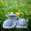 Resin Angel Pet Memorial Garden Statue for Dogs and Cats