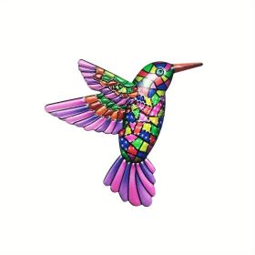 Metal Hummingbird Decorative Wall Art Sculpture Available Individually or Set of 4 (Style: Model D)