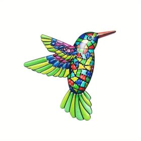 Metal Hummingbird Decorative Wall Art Sculpture Available Individually or Set of 4 (Style: Model B)