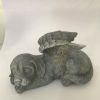Resin Angel Pet Memorial Garden Statue for Dogs and Cats