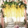 Artificial Hanging Wisteria Flower Garlands Set of 12