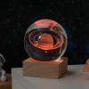 Milky Way and Moon Crystal-Look Globe Night Light