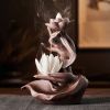 Reversible Lotus Flower Purple Sand Aromatherapy Incense Burner