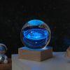 Milky Way and Moon Crystal-Look Globe Night Light