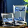 Dynamic Square Quicksand Sandscape Decorative Tabletop Art