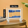 Dynamic Square Quicksand Sandscape Decorative Tabletop Art
