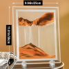 Dynamic Square Quicksand Sandscape Decorative Tabletop Art