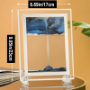 Dynamic Square Quicksand Sandscape Decorative Tabletop Art