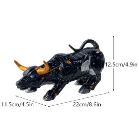 Wall Street Bull Resin Sculpture (Color: Black Bull)