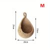 Bohemian Teardrop Woven Hanging Wall Storage Basket