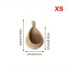 Bohemian Teardrop Woven Hanging Wall Storage Basket