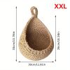 Bohemian Teardrop Woven Hanging Wall Storage Basket