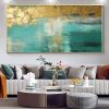 Gold Textured Abstract Canvas Wall Art