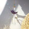 Crystal Moon Rainbow Prism Decorative Sun Catcher