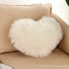 Plush Heart-Shaped Boho Throw Pillow