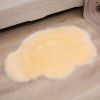 Soft Plush Faux Fur Cloud Shaped Decorative Area Rug