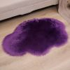 Soft Plush Faux Fur Cloud Shaped Decorative Area Rug