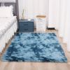 Luxurious Plush Silk Fur Decorative Area Rug