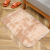 Luxurious Plush Silk Fur Decorative Area Rug