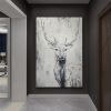Deer Landscape Canvas Wall Art