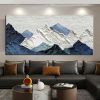 Textured Abstract Landscape Canvas Wall Art