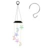 Solar Moon and Star Color-Changing Wind Chime