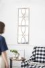 16 x 23 Inch Distressed White Wood-Framed Wall Mirrors Set of 2