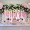 Artificial Hanging Wisteria Flower Garlands Set of 12