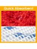 Color Rug For Bedroom, 2X3" Fluffy Thick Soft Living Room Rugs, Non Slip Absorbent Floor Mat, Cute Washable Microfiber Non-Slip Small Shower Mat