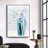 Minimalist Abstract Floral Canvas Wall Art